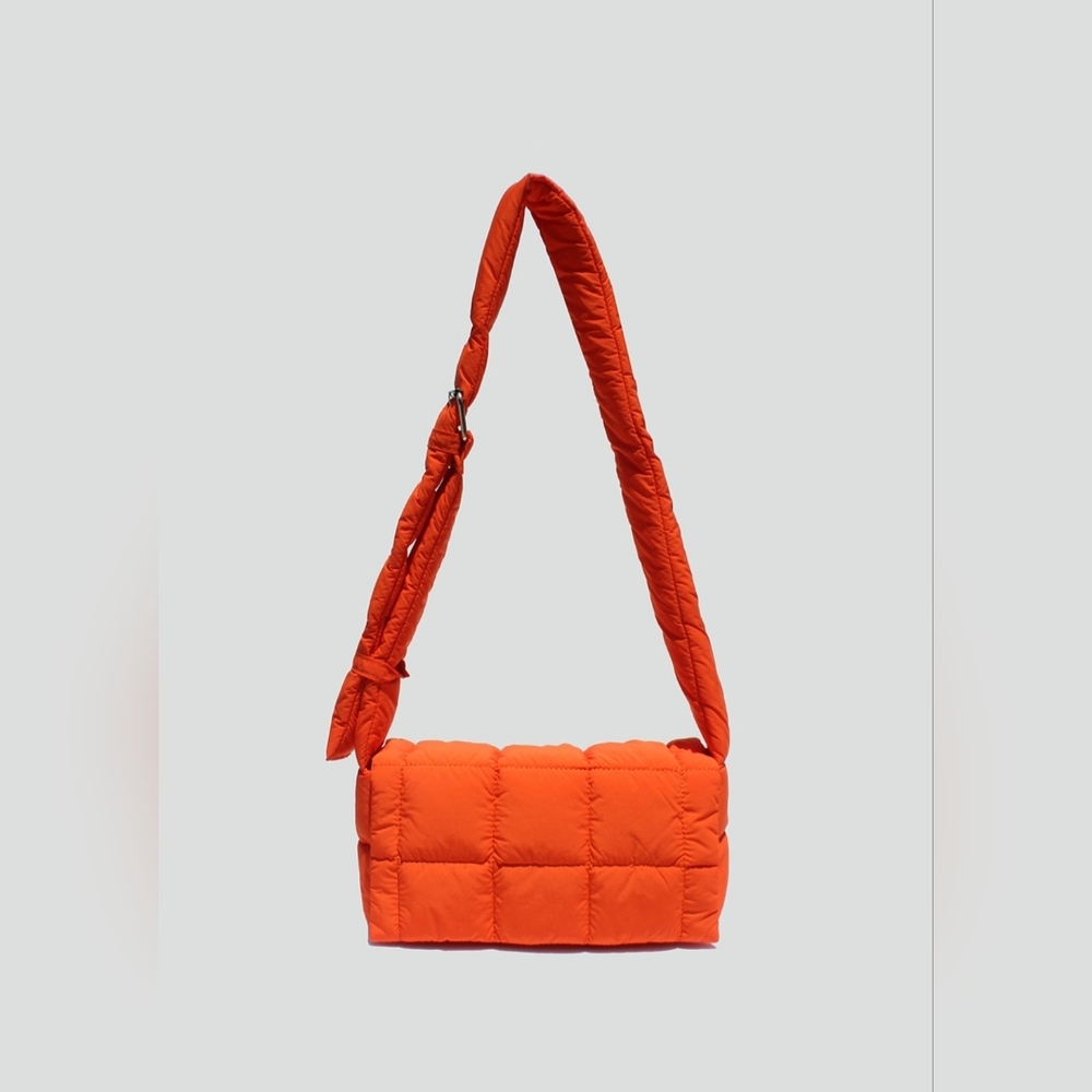 #038 MOST FABULOUS BOHO CHIC TRENDY Puffy Quilted Crossbody
